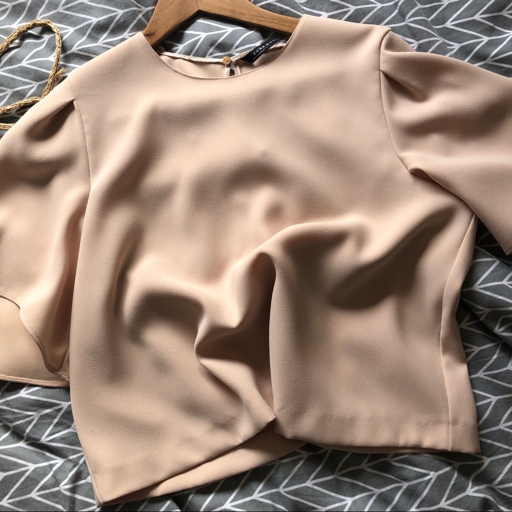 Zara Peach Dressy Top - Picture 5 of 5
